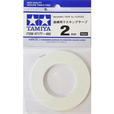 Cinta de enmascarar 2 mm para curvas